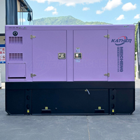 Groupes électrogènes diesel silencieux haute puissance 30/40/50/60/70/80KW, générateur personnalisable, grand réservoir de carburant, autonomie de 8/12/24 heures