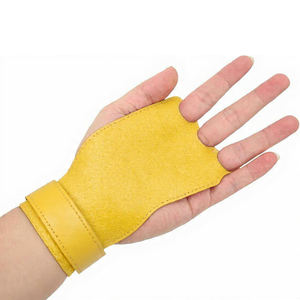 Guantes de Cuero para Gimnasia y Levantamiento de Pesas, Suaves, Antideslizantes, Transpirables, con 3 Orificios, de Cuero Genuino, Unisex, para Entrenamiento - Product Image 5