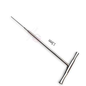 เครื่องมือผ่าตัดกระดูกสัตว์แบบมีรูตรงกลาง ด้ามจับรูปตัว T ผลิตจากเหล็กเยอรมัน ขนาด 1.5-4.0 มม. - Product Image 5