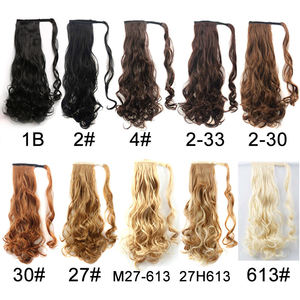 ผมหางม้าแบบยาว Afro ขนาด 22 32 นิ้ว ผมแท้ Remy จากอินเดีย ทนความร้อนได้ ต่อผมหางม้าแบบหยิก สีดำ สำหรับผู้หญิง - Product Image 6