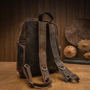 Mochila de Cuero Multifuncional Hecha de Cuero Genuino, Fabricada Profesionalmente, Totalmente Impermeable - Product Image 4