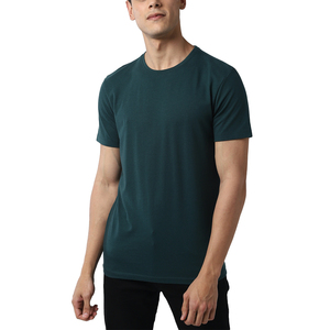 เสื้อยืดคอกลมแขนสั้นผู้ชาย ผ้าฝ้าย 100% สวมใส่สบาย แห้งเร็ว ระบายอากาศดี ขั้นต่ำ 2 ตัว น้ำหนัก 150 กรัม ใส่ได้ทั้งชายและหญิง - Product Image 1