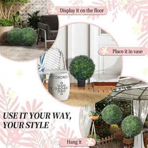 Plantas Decorativas Simuladas, Juego de 2 Piezas de Vegetación Artificial - Product Image 4