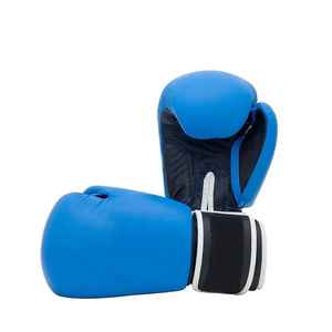 Guantes de boxeo de cuero genuino 100% de alta calidad con cordones y logotipo personalizado. - Product Image 2