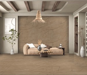 Nouvelles dalles en porcelaine polie effet marbre brillant 600x1200mm, texture marbre pour sols et murs intérieurs. - Product Image 1