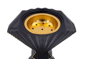 Juego de quemador de incienso árabe Bakhoor, quemador de Oud Mabkhara con bandeja y pinzas, decoración islámica para el hogar, regalo de Ramadán y Eid, soporte para incienso - Product Image 5