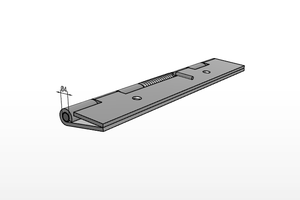 Bisagra de resorte K1175, bisagra de puerta con resorte, acero al carbono, ajustable a 180 grados, fácil instalación para muebles de hotel - Product Image 4