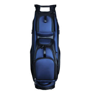 2026 Premium Lightweight PU Leather Unisex Golf <b>Cart</b> Bag Waterproof Black Blue Golf Club Bag 14 Way Divider Custom Embroidery - Product Image 6