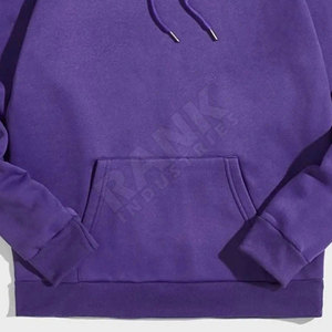 Sweat-shirts pour hommes de couleur unie, légers, prix bas, design personnalisé, vente en gros, OEM, directement de l'usine, décontractés, en polaire, pour l'hiver - Product Image 5