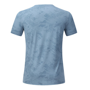 Camiseta Deportiva de Secado Rápido con Diseño Sublimado, Manga Corta, Media Cremallera Frontal, para Running, Tenis, Golf y Gimnasio - Product Image 3
