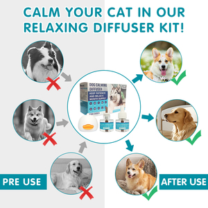 Gran oferta, difusor calmante para perros de fórmula Natural, 60 días de larga duración, ayuda para el comportamiento en interiores, ayuda para la ansiedad con Kit de recarga de 60 días - Product Image 4