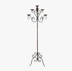 Luxury 5 Arm Iron Floor Candle Holder Decorative <b>Candelabra</b> Stand for Wedding Centerpiece Hotel Restaurant and Home At Low Price - Product Image 3