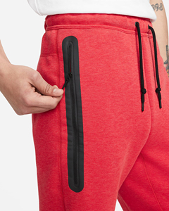 Men's Red <b>Fleece</b> Sweatpants Elastic Waist Drawstring Side Pockets Casual Joggers Autumn Style Midweight Knitted <b>Pants</b> 2027 - Product Image 4