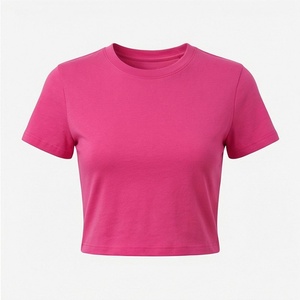 Camisetas Cortas Casuales de Verano, Tops Modernos, Estilo Corto, Ropa Deportiva de Moda, Ropa de Gimnasio - Product Image 1