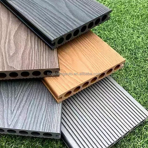 Waterproof and Moisture-Proof <strong>Outside</strong> Fireproof <strong>Wpc</strong> Decking <strong>WPC</strong> <strong>Composite</strong> Decking Outdoor - Product Image 4