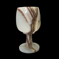 Verres à vin et gobelets haut de gamme en onyx marbré vert antique, grandes dalles, faible MOQ, les plus vendus, écologiques et durables pour la cuisine