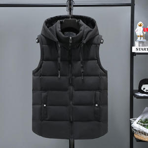 Factory Direct Sale Winter Down <b>Vest</b> Excellent Sleeveless <b>Thermal</b> Down <b>Men</b> Puffer Warm Plus Size Down <b>Vest</b> - Product Image 5