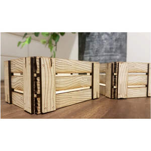 Caja de Madera Rústica al por Mayor, Caja de Almacenamiento Decorativa para Comercio Minorista, Caja de Embalaje de Frutas Apilable de Alta Resistencia, Cajas de Tamaño Personalizado - Product Image 5