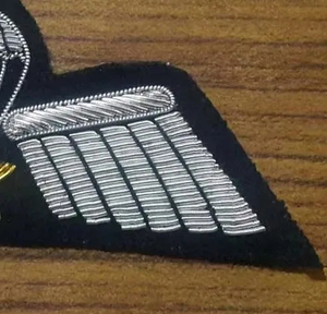 Embroidered Badge-Bullion Embroidery Patch Handmade Embroidered-Badge Applique-Bullion Blazer-Badge For Sale - Product Image 5