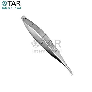 Portaagujas Castroviejo de cuerpo corto, curvado, de acero inoxidable, instrumentos médicos quirúrgicos, aprox. 115 mm, Control - Product Image 5