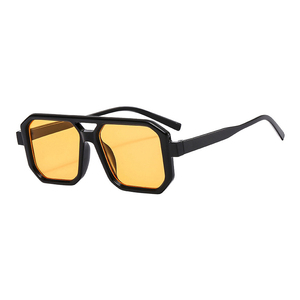 Lunettes de soleil de pilote pas chères, mode sport, vente en gros, classiques, promotion pour femmes, lunettes de créateur en plastique recyclé, lunettes de soleil personnalisées pour hommes - Product Image 1