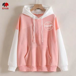 เสื้อฮู้ดดี้สำหรับผู้หญิง สีตามสั่ง ไซส์ใหญ่ ระบายอากาศได้ดี มีบริการ OEM และ ODM - Product Image 5