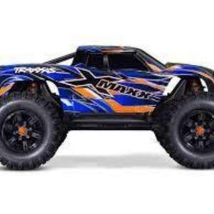 รถบรรทุกมอนสเตอร์ไร้แปรงถ่านสำหรับ RC X RTR 8S 4WD สีส้ม - Product Image 1