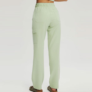 Pantalon de travail pour infirmières personnalisé, respirant et confortable en tissu Oxford, avec poches tendance pour l'extérieur, conception OEM 2026, logo personnalisé - Product Image 4