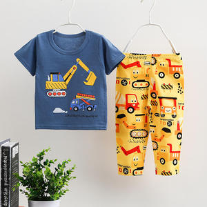 Pyjama en coton confortable pour garçons et filles, léger et doux, pour la maison, le repos, l'heure du coucher, les activités intérieures et l'usage quotidien - Product Image 5