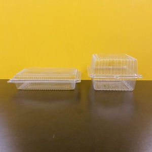 BPA Free Disposable Custom Logo Food-grade PET <b>Clear</b> Plastic Container for Fruit & <b>Cake</b> Fresh Keeping Packaging - Product Image 2