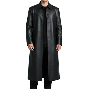 Abrigo de Cuero para Hombre de Alta Calidad, Chaqueta de Cuero Genuino Resistente al Viento, Material de Alta Calidad, Logotipo Personalizado, Proveedor de Pedidos al por Mayor - Product Image 2