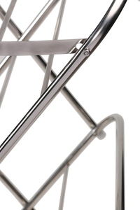 Nuevo diseño de tendedero de ropa de acero inoxidable con ruedas, plegable, portátil para interiores, con opciones de personalización. - Product Image 5