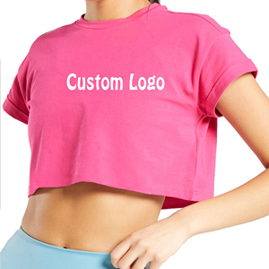 Camiseta de 200 gramos con hombros caídos para mujer, estilo urbano, de algodón liso, larga, holgada y oversize, color rosa - Product Image 3