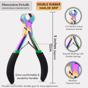 Meilleur outil d'extension de cheveux de liaison de kératine Outil de coupe de liaison de kératine robuste Outil de coupe de liaison de fusion en acier inoxydable - Product Image 2