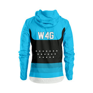 Vestes coupe-vent à capuche personnalisées, écologiques, à séchage rapide, en nylon enduit, imperméables et respirantes, sans MOQ - Product Image 6