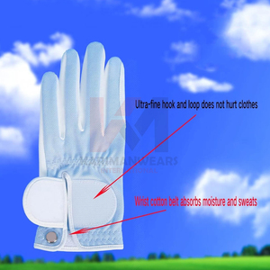 Cabretta Leather Golf <b>Gloves</b> Custom Logo Personalized Professional Soft Feel Breathable Golf Training Gear Manufacturer OEM - Product Image 5