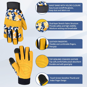 Gants de jardinage robustes sur mesure, légers, anti-épine, respirants, pour travaux de jardinage en gros - Product Image 2