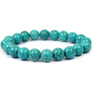 Blue color resin beads necklace resin epoxy craft handmade crystal - wholesale - Product Image 3