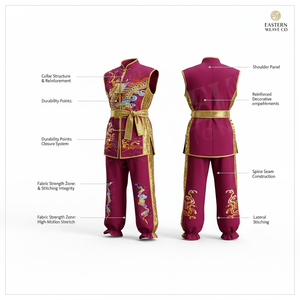 Uniforme de Artes Marciales Kung Fu 2026, Diseño Personalizado Bordado en Fieltro, Ropa Deportiva Transpirable para MMA y Karate, Venta al Por Mayor - Product Image 2