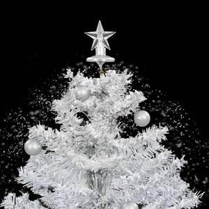 2 ft albero di natale bianco con ombrello Base nevica Design per decorazioni Festive - Product Image 5