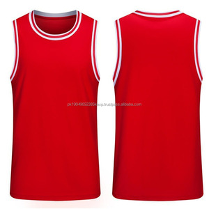 Maillot de sport personnalisé pour hommes, style américain, pour entraînement de basketball, à épaules étroites, respirant, uniforme d'équipe pour étudiants universitaires - Product Image 1