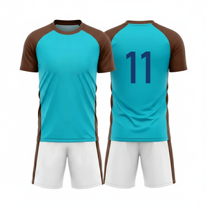 Conjunto de Uniforme Deportivo de Fútbol con Cintura Elástica, Secado Rápido, Sublimado, para Entrenamiento y Competencia - Product Image 4
