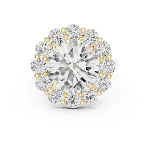 Barry Coats Bague en or 10K de luxe et à la mode avec diamant style minimaliste pour les femmes modernes - Product Image 3