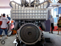 Moteur diesel d'origine neuf de la série 4000, MTU 20V4000, 4300 kW/2100 tr/min, 86,2 L, pour usage maritime