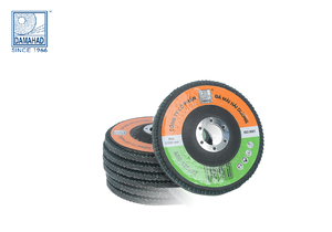 แผ่นขัดแบบ Flap Disc ขนาด 125 มม. ผลิตจากอลูมิเนียมออกไซด์ สำหรับโลหะ สแตนเลส  ประสิทธิภาพสูง  รับผลิตตามแบบ OEM รับประกัน 2 ปี - Product Image 2