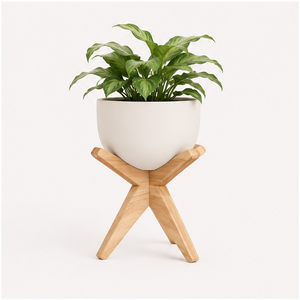 Wholesale Eco-Friendly Modern Wood Plant Stand Solid Hardwood Indoor Flower <b>Pot</b> <b>Holder</b> for Living Room & Balcony Decor - Product Image 5