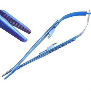 Porte-aiguille Castroviejo personnalisé en or, instrument microchirurgical de précision en acier inoxydable pour la chirurgie ophtalmique manuelle - Product Image 4