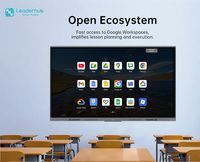 Tableau blanc interactif LCD ZM 65''-86'' 50 points tactiles 4K Android/Windows pour les entreprises, l'éducation et la formation