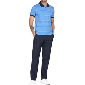 Chemise de performance pour homme avec logo personnalisé, séchage rapide, vêtements de sport décontractés, fournisseur en gros, coton, élasthanne, toile unie - Product Image 1