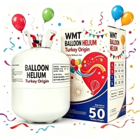 Cilindro de Gas Helio para Inflar Globos, Listo para Usar, Tanque de He